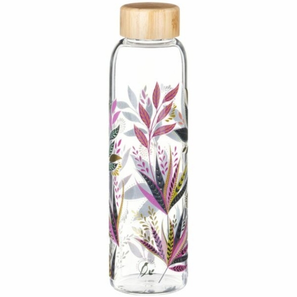 Sara Miller Botanic Paradise 600ml Glass Water Bottle$37.00 - Picture 3 of 7